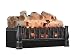 Duraflame DFI021ARU-05 Electric Log Set Heater with Realistic Ember Bed, Antique Bronze