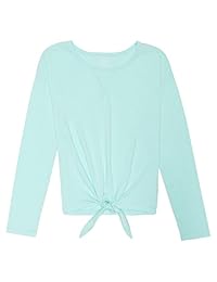 Tostada francesa niña manga larga corbata delantera superior