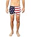 VBRANDED Men's American Flag Side Split Running Shorts Medium Red/White/Blue