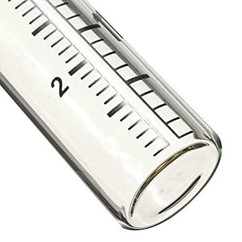 Bonlting 5'' Capacity Rain Gauge Glass Replacement Tube for Yard Garden Outdoor Home - Thumbnail 2