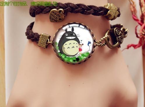 Double Twist Rope Bracelet key chain for Anime Tonari no Totoro A