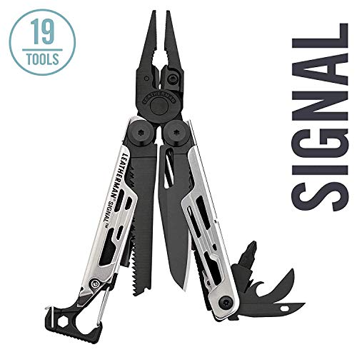 LEATHERMAN Signal Multitool, Limited Edition Black/Silver with Fire