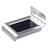 Solar LED Light[2nd Generation], E-TRENDS® 16 Bright LED Wireless Solar Powered Motion Sensor Light (Weatherproof, No Batteries, No Cable Required) in 3 Modes (Off/Dim/Bright). (1 pack)
