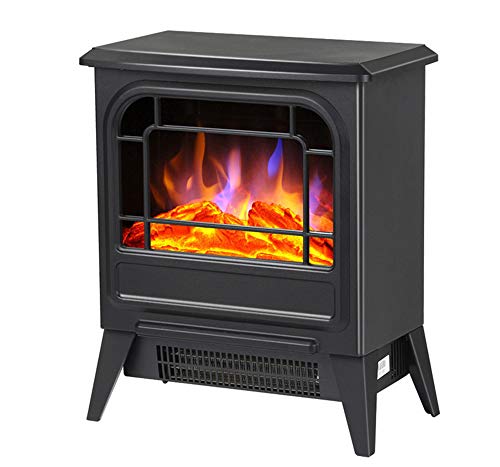 Yxiuer Electric Stove Heater Fireplace With Wood Burning 3d Flame