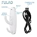 FULAO Hidden Spy Clothes Hook Cam Surveillance Full HD Covert 1280p Wireless Security Home Recorder Camera White