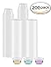 Springpack Slime Containers 2oz - sets of 200 - Plastic Cups with Plastic Lids Portion Cups