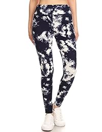 Leggings deportivos para dama, estampados, banda ancha de yoga a rayas