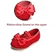 Bear Mall Girls' Shoes Girl's Ballerina Flat Shoes Mary Jane Dress Shoes (Little/Toddler Girls Shoes/Big Kids)(10 Toddler, Red)