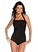 Miraclesuit Women's Miracle Solids Underwire Halter Bra Tankini Top