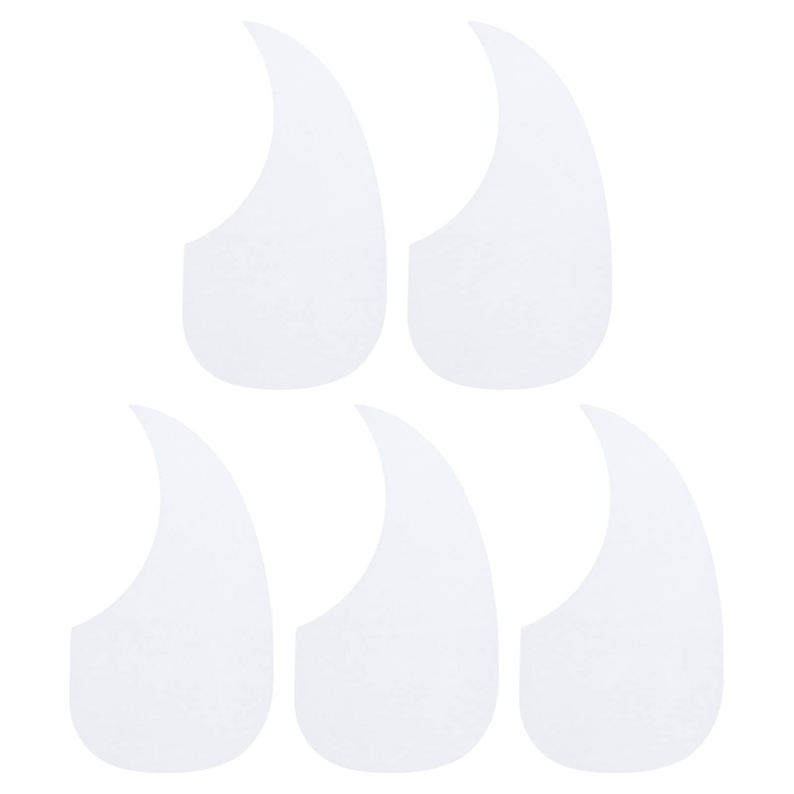 Photo 1 of MECCANIXITY Acoustic Guitar Pickguard Fit 41Inch Self Adhesive Right Handed Acoustic-Electric Guitar Parts Water Drop Shape Transparent 5 Pack