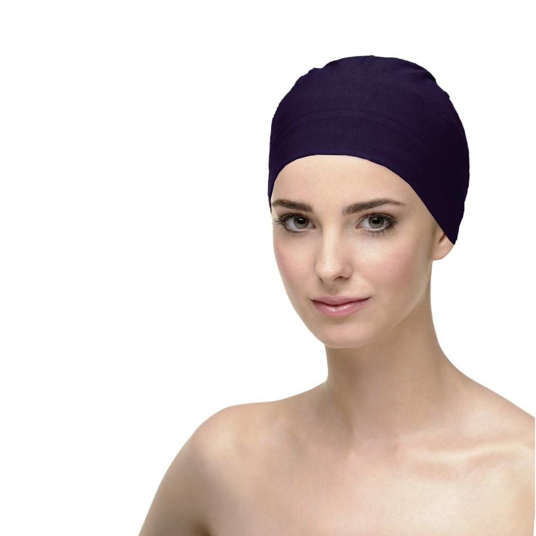 Carebell Natalia Bamboo Oncology and Hair Loss Sleeping Cap (Navy Blue 08)