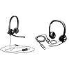 Logitech-H570e-Wired-Headset-Stereo-Headphones-with-Noise-Cancelling-Microphone-Black-H390-Wired-Headset-Stereo-Headphones-with-Noise-Cancelling-Microphone-USB-In-Line-Controls-Black Logitech Business H570E Stereo On Ear USB Headset, Black Retractable & Logitech H390 Headset, Black