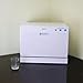 NewAir ADW-2600W 6 Place Setting Portable Countertop Dishwasher With Electronic Controls