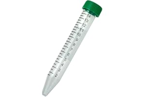 CELLTREAT Celltreat 229412 Polypropylene Centrifuge Tube, Sterile, 15ml Volume, Foam Rack (Case of 300)