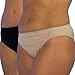 Upspring C-Panty C-Section Recovery Underwear, (2-Pack) Classic Waist (Small) Beige/Black