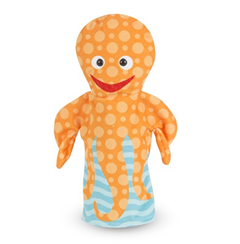 image for Melissa & Doug Sea Life Friends Hand Puppets, Puppet Sets, Shark, Dolp