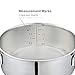 Mr Rudolf Cooking Pot, 2 Quart Dutch Oven with Lid,Stainless Steel Pot with 2 Handles,Dishwasher Safe Cooking Healthy Cookware