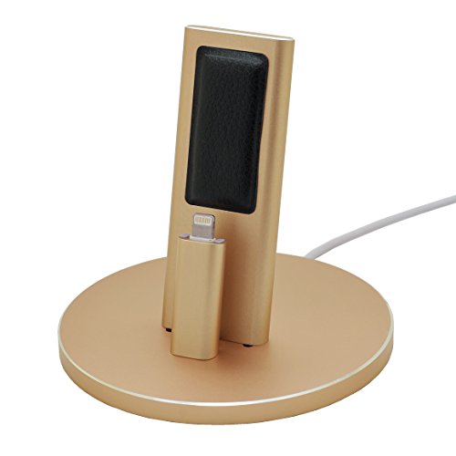 Apple Pencil iPhone 7 Charger Stand, Biaoge Aluminum Adjustable Charging Station Holder for iPad Pro iPhone 5/5s/SE/6/6s (Gold)
