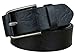 Bullko Men's Pin Buckle Casual Genuine Leather Belt
