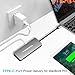 7-in-1 Thunderbolt 3 USB-C Hub with Power Delivery, USB-C to 4K HDMI Adapter/Samsung Dex/DVI Display Adapter,SD Card Reader for MacBook Pro 2018/2017/2016, XPS,Hp Spectre, Surface Pro etc.-Gray