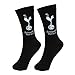 Tottenham Hotspur Spurs Football Crest Socks Black 6-11