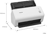 Brother ADS-4100 Desktop Document Scanner USB 3.0 60 Sheet ADF UK Plug view 3
