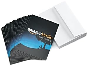 Image of Amazon.com $5 Gift Cards, Pack of 20 with Greeting Cards (Amazon Kindle Design)