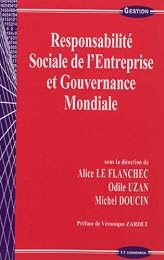 Responsabilité sociale de l'entreprise et gouvernance mondiale