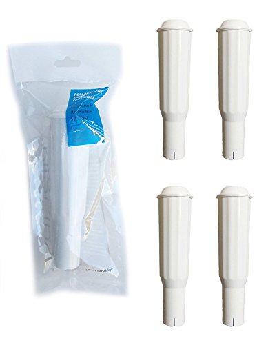 Jura Clearyl Claris White Water-Filter Cartridge Compatible With Coffee Maker By Nispira, 4 Filters