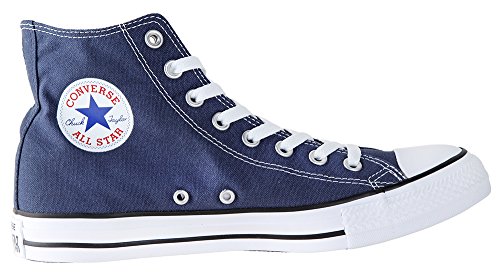 Converse Unisex Chuck Taylor All Star Hi Top Sneaker Shoes Navy Blue (3.5) (Navy, 8.5 D(M) US)