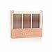Tonsee Makeup 3 Colors Eyebrow Powder Concealer Palette With Mirror Eyebrow Brush (B)