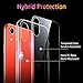 ESR Mimic Tempered Glass Case for iPhone XR, 9H Tempered Glass Back Cover [Mimics the Glass Back of the iPhone XR][Scratch-Resistant] + Soft Silicone Bumper [Shock Absorption] for the iPhone XR, Clear