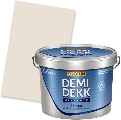 Jotun Demidekk Ultimate Hair Dryer Kit Wood Paint RAL 9001 CREAM WHITE 3L