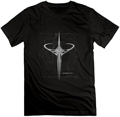 XiangHe Quake III Arena Logo Men's T-Shirt XXX-Large Black Mens