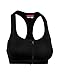 Under Armour Women's Armour Bra Protegée DD Cup, Black/Viola, 34DD
