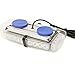 Xprite Red Blue 24 LED Roof Top Strobe Police Lights Hazard Warning with Magnetic Base for Law Enforcement Emergency Construction Vehicles Van Postal Mail Cars