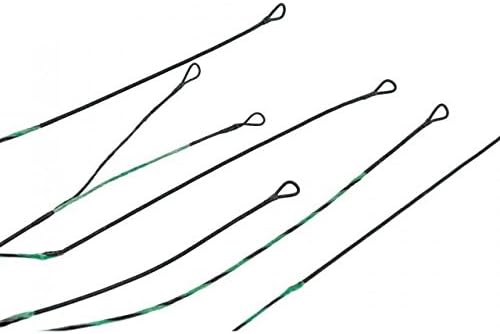 Americas Best Bowstrings Bow Madness 30 Premium String Set, Green/Black