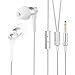 TAIR In Ear Headphones, HD Stereo Sound & Noise Cancelling Wired Earbuds with Mic & Volume Control