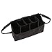 ilovebaby Baby Travel Portable Diaper Bags Nappy Bags Insert Organizer for Mom with 7 Pockets (Black)