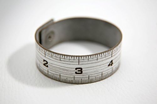 Ruler leather bracelet, Tape measure bracelet, Seamstress bracelet, back to school bracelet