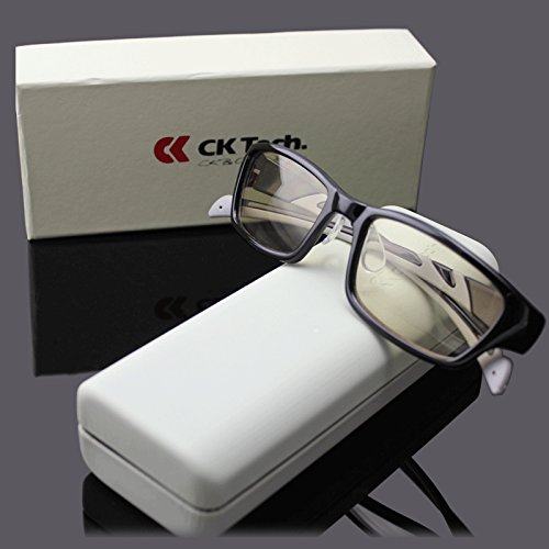 CK Tech Melanin Anti Blue Light Computer Glasses Anti-glare,anti-reflective,anti-fatigue, UV and Computer/TV Electromagnetic Radiation Protection, Anti Fog, Scratch Resistant