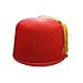 Nicky Bigs Novelties Adult Felt Red Fez Hat - Gold Tassel Shriner Cosplay Hats - Halloween Costume Accessory, One Size