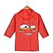 Disney Pixar Cars Little Boys' Lightning McQueen Waterproof Outwear Hooded Rain Slicker - Toddler (4/5) Red