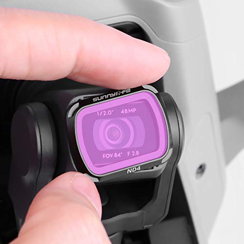 Linghuang Objektiv Filter MCUV CPL ND ND-PL ND4 ND8 ND16 ND32 für DJI Mavic Air 2 Drohne Einstellbarer Dimm Linsenfilter… – Bild 4