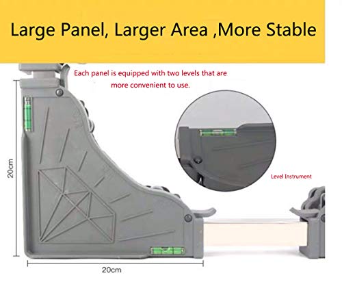 Universal Mobile Base Fridge Stand with 4 Double Wheels 8 Strong Feet Multi-Functional Adjustable Base for Adjustable Dryer, Washing Machine and Refrigerator (4 Double Wheels 8 Strong Feet)