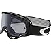 Oakley MX O Frame Sand Adult Dirt MotoX/Off-Road/Dirt Bike Motorcycle Goggles Eyewear - Jet Black/Grey/One Size Fits All