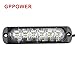 GPPOWER Universal super thin 6-LED Blue 19-Flashing Mode Car Truck Warning Caution Emergency Construction Strobe Light Bar (06T, 1PC blue)