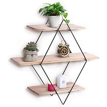 Amazon Com King Do Way Rustic Wood Wall Floating Shelves