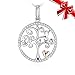 J.Rosée Christmas Jewelry Gifts Packing Tree of Life Sterling Silver Disc Pendant 18