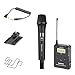 Wireless Handheld Microphone for Camera, Saramonic Uwmic15A UHF Interview Transmitter and Receiver Microphone System for Video Recording for Nikon,Canon, DSLR,DV Camcorder (3.5mm TRS Jack)